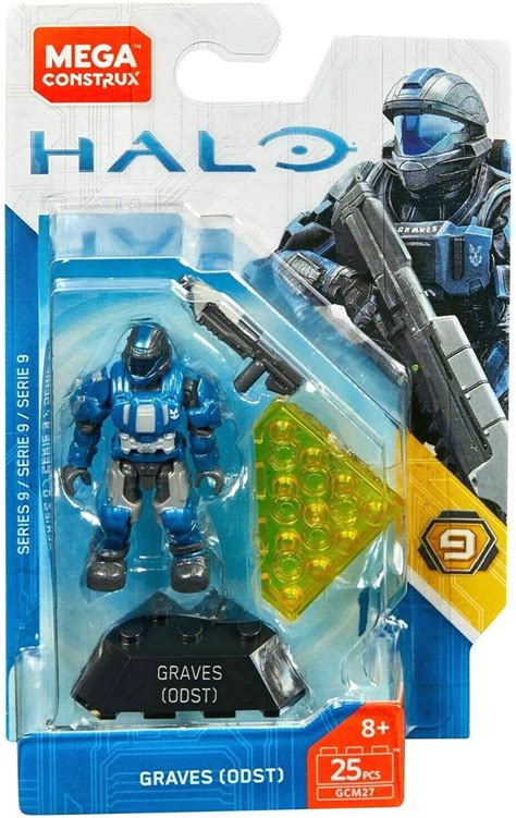 Halo Mega Construx Heroes Series 9 Graves ODST Mini Figure Mattel - ToyWiz