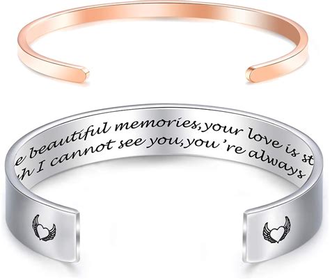 Memorial Gifts Bracelets in Memory of Loved One Remembrance Bracelet ...