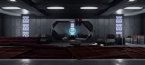 Star Wars The Clone Wars Venator Star Destroyer Interior Prefab 3D ...