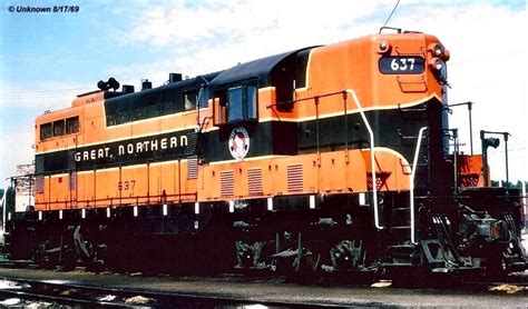 EMD GP7 | Great northern railroad, Railroad photos, Railroad pictures