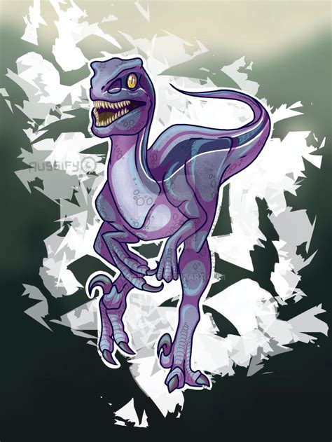 Blue the Velociraptor by aussify on DeviantArt