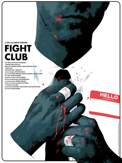 The Blot Says...: Fight Club Movie Poster Screen Print by Matt Taylor x ...