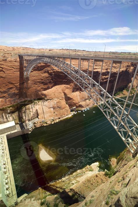 Glen Canyon Dam Bridge 1180262 Stock Photo at Vecteezy