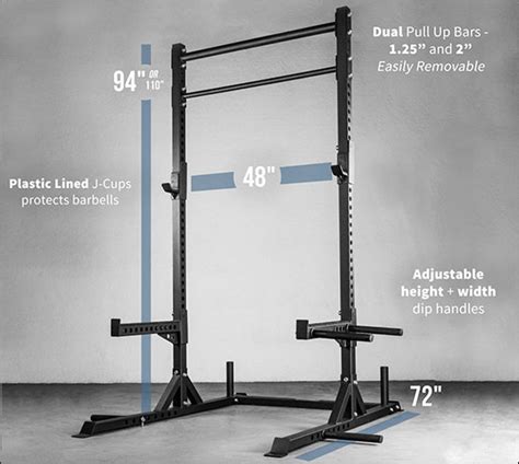 Squat Rack Dimensions