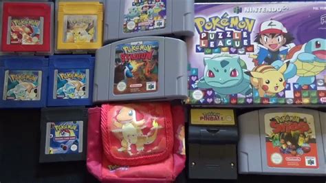 Current Pokémon gen 1 games collection - YouTube