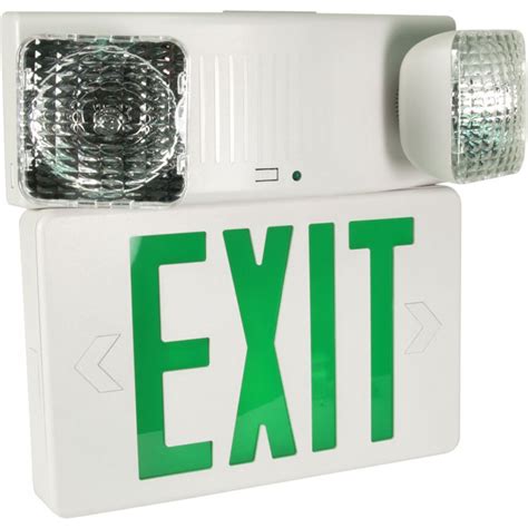 ESBL2N - Exit Sign & Emergency Light Combo - Exit & Emergency Lighting