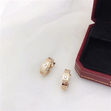 Love Earrings, 2 Diamonds | Top Brand 18K Gold Jewelry Replica Cartier Jewelry, Fake Van Cleef ...