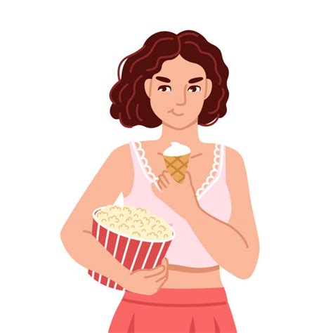 60+ Woman Eating Chips Illustrations, Royalty-Free Vector Graphics & Clip Art - iStock