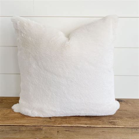 HADLEY Fur Pillow Cover Faux Fur Pillow Fur Pillow Neutral Pillow Fuzzy Pillow White Fur Pillow ...