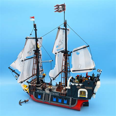 Lego Pirate Ship, Lego Ship, Poop Deck, Captains Quarters, Red Beard ...