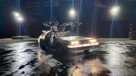 "Back To The Future" DeLorean time machine replica up for sale