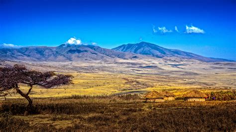 Photos Africa Tanzania Nature Mountains landscape 3840x2160