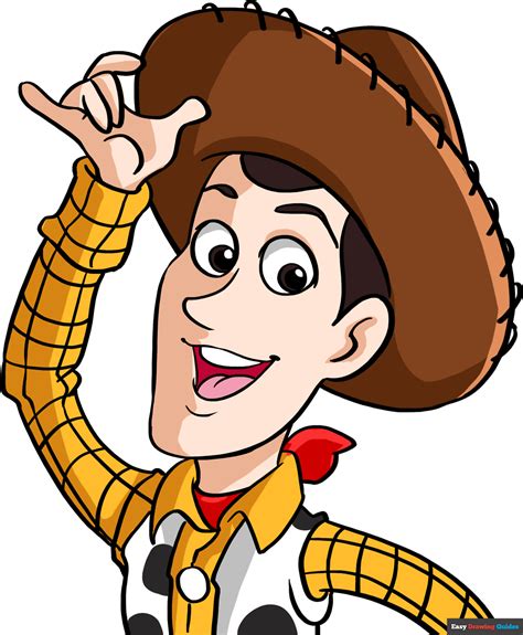 Toy Story Woody Face Drawing