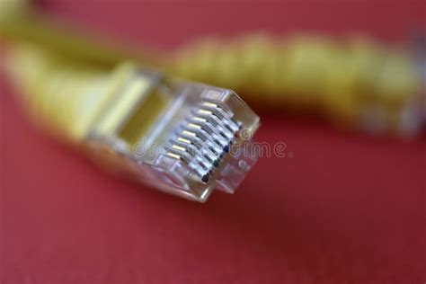 Twisted Pair-a Cable that is Used for Mounting Rj-45 Networks Stock Photo - Image of informatics ...