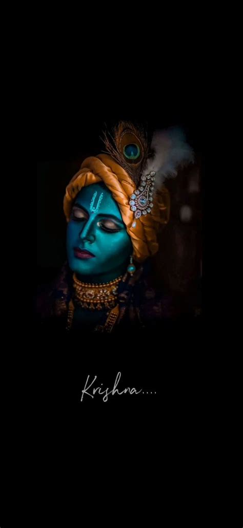 Lord krishna black wallpaper | Lord krishna hd wallpaper, Lord krishna ...