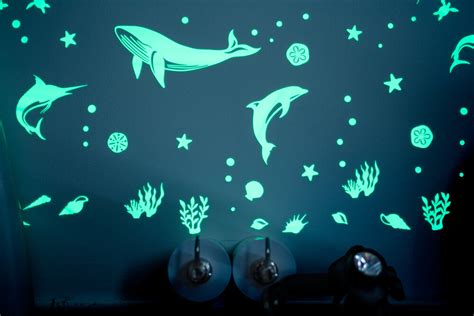 Glow-in-the-Dark #wallstickers that will light your room with magical sea creatures. # ...