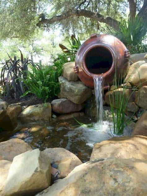 Simple Rock Garden Decor Ideas For Front And Back Yard 46 | Water features in the garden ...