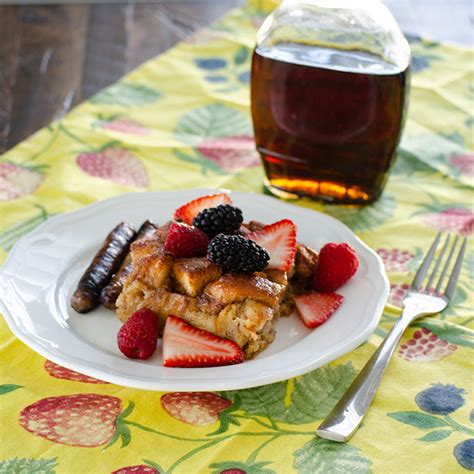 French Toast Bake with Fresh Berries - Real Mom Kitchen - Breakfast