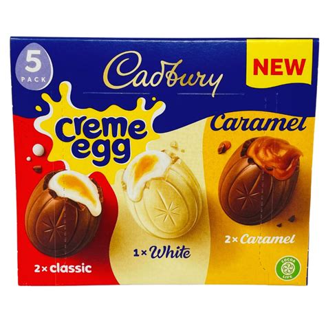 Cadbury Creme Egg Mixed 5PK UK - 200g | Candy Funhouse