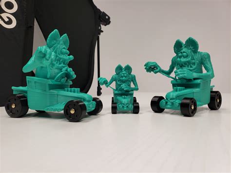 Cool 3D Printed Rat Fink Toys