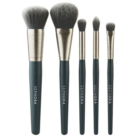 SEPHORA COLLECTION Charcoal Infused Vegan Makeup Brush Set | Pacific City