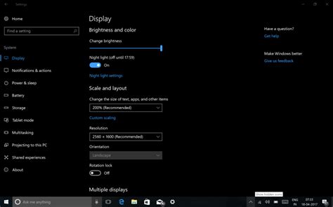 How to Setup Night Light Mode in Windows 10 Creators Update