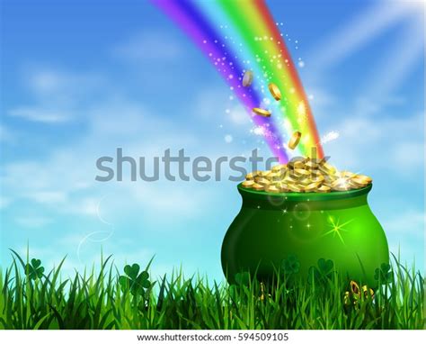 St Patrick S Day Symbol Green Stock Vector (Royalty Free) 594509105 ...