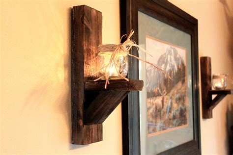 Hand Crafted Rustic Candle Holder/Wall Sconce