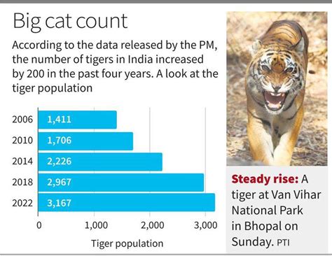 Bengal Tiger Population 2024 - Reine Charlena