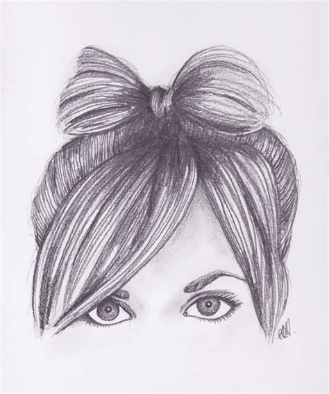 Cute Girl Sketch Images at PaintingValley.com | Explore collection of Cute Girl Sketch Images