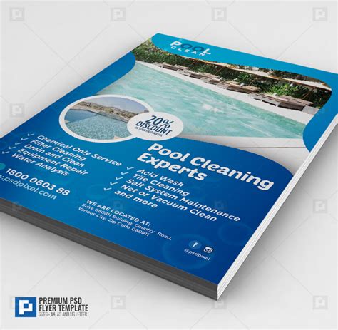 Pool Cleaning Flyer - PSDPixel