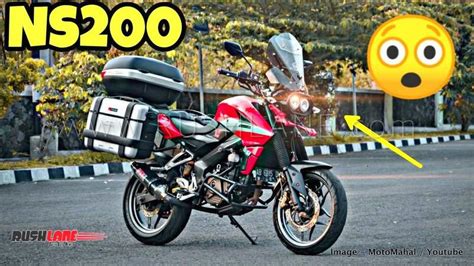 Bajaj Pulsar NS 200 modified as ADV offroader - BMW G310GS looks for Rs 70k