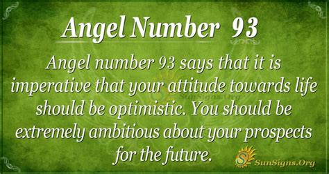 Angel Number 93 Meaning - A Symbol Of Guidance - SunSigns.Org