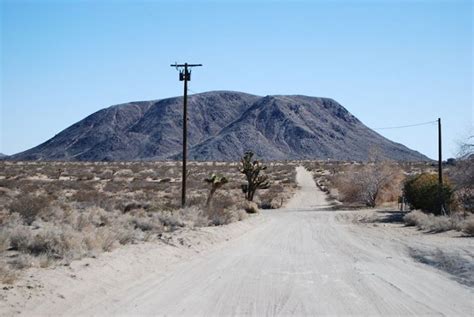 Landers, CA | Desert road, Lander, California