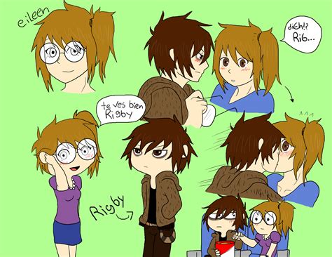 Rigby x Eileen by AniiTaRuiz on DeviantArt