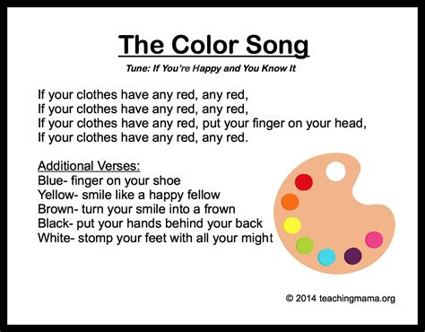 Colours Song