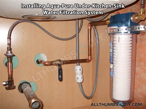 How I Installed High Flow Under Sink Water Filter Filtration System for My Kitchen ...