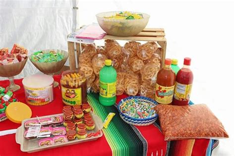 Mexican theme candy table Cant miss out the churros | Mexican party ...