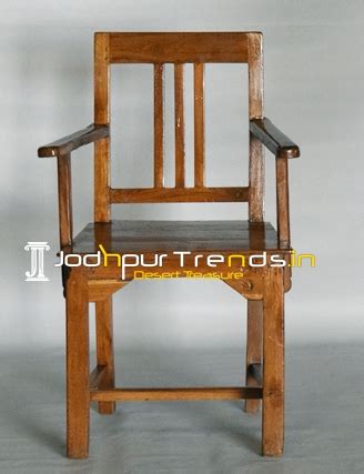 Old Teak Wood Vintage Style Dining Chair | Jodhpur Trends