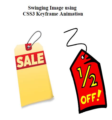 Swinging Image using CSS3 Animation | SourceCodester