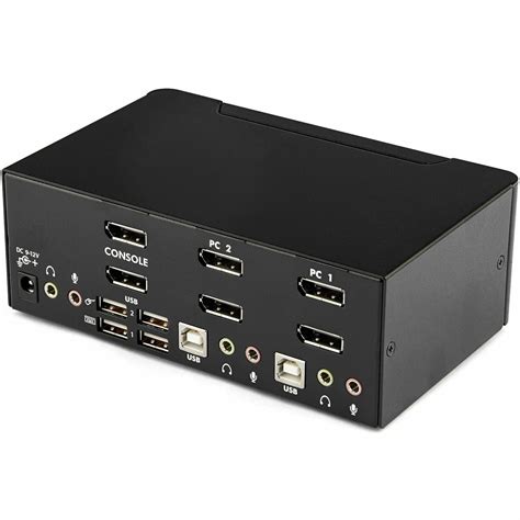 StarTech.com 2 Port DisplayPort Dual-Monitor KVM Switch - DisplayPort ...