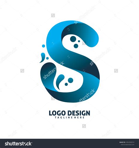 Letter Fonts Logo Design Stock Vector (Royalty Free) 1052303519 | Shutterstock