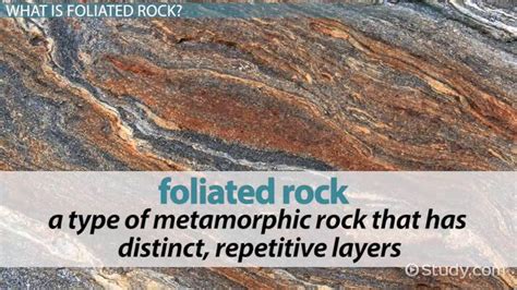 Foliated Metamorphic Rocks | Definition & Examples - Lesson | Study.com