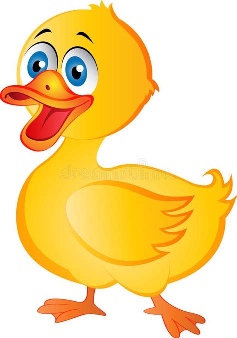 Cartoon Duck. Cute Cartoon Vector Yellow Duck , #SPONSORED, #Duck, # ...