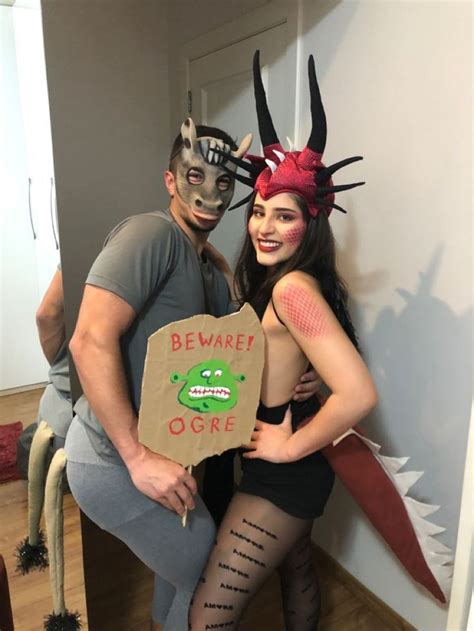 Shrek Dragon | Shrek costume diy, Dragon halloween costume, Unique couple halloween costumes