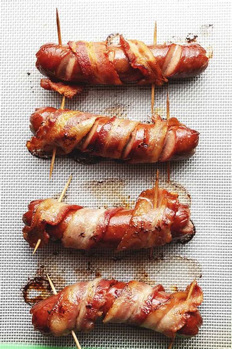 Bacon Wrapped Hot Dogs aka Danger Dogs • Low Carb with Jennifer