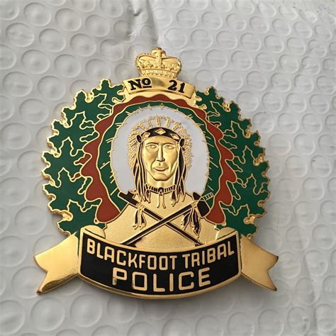 Collectors-Badges Auctions - Blackfoot Tribal Police Badge