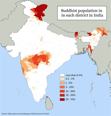 A Map Of India Where Buddhism Came From | germany map