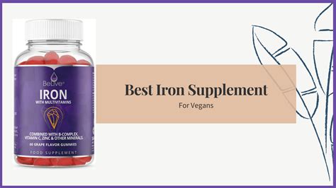 Best Iron Supplements for vegans | DrugsBank