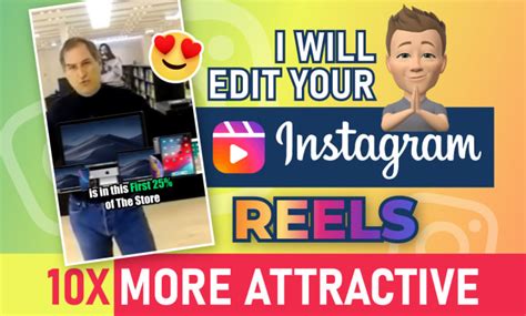 Edit instagram reels with captions emojis and more by Webdragon101 | Fiverr